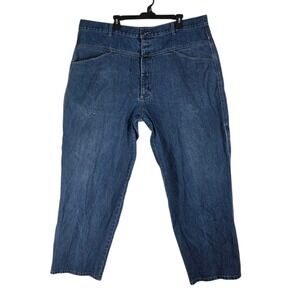 VTG Marithe Francois Girbaud Jeans Mens 44M Blue Baggy Y2K 90s Hip Hop Skater